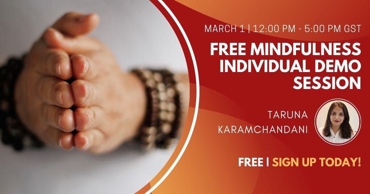 Free Mindfulness Individual Demo Session Free Mindfulness Individual Demo Session